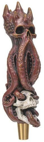 Octopus Skull Beer Tap Handle Figurine Statue Sport Bar Accessories