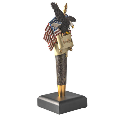 Great American Bald Eagle Figurine Sculpture Beer Tap Pull Handle