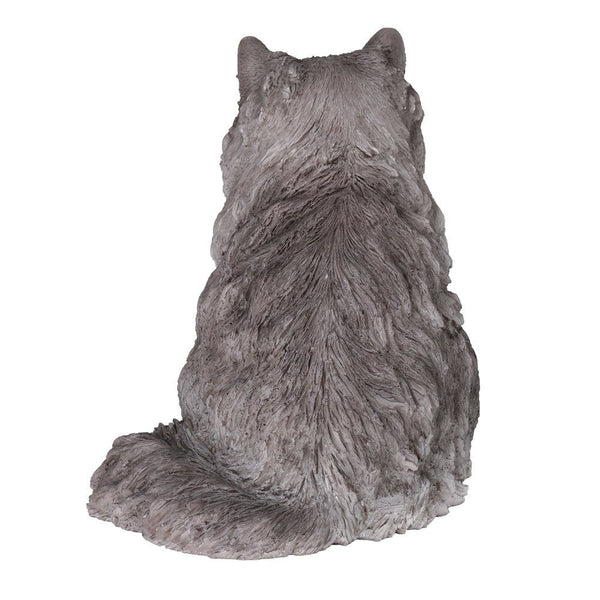 Realistic Persian Cat Collectible Home Decor Figurine