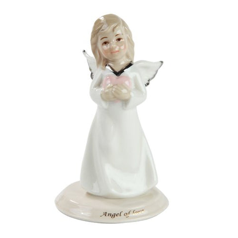 Botega Exclusive Angel of Love Little Girl Religious Fine Porcelain Collectible Figurine 4.25” Tall