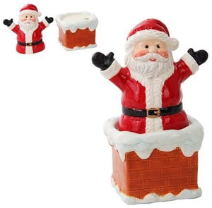 Botega Exclusive Santa Chimney Magnetic Christmas Salt and Pepper Shaker Set