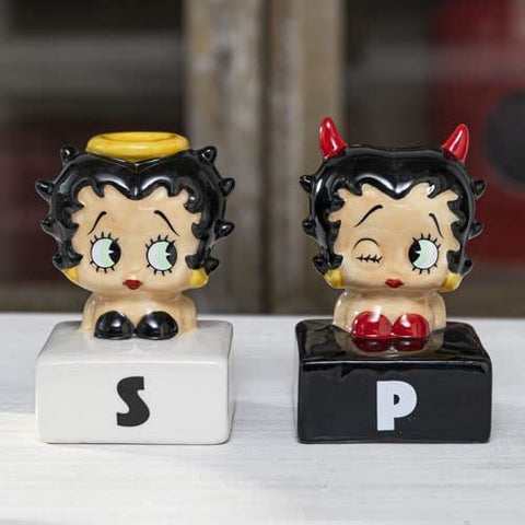 Betty Boop Angel & Devil Salt and Pepper Shakers Set of 2