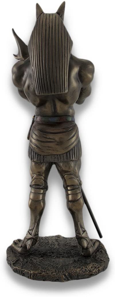 Egyptian God Anubis Statue Deity Jackal Figurine